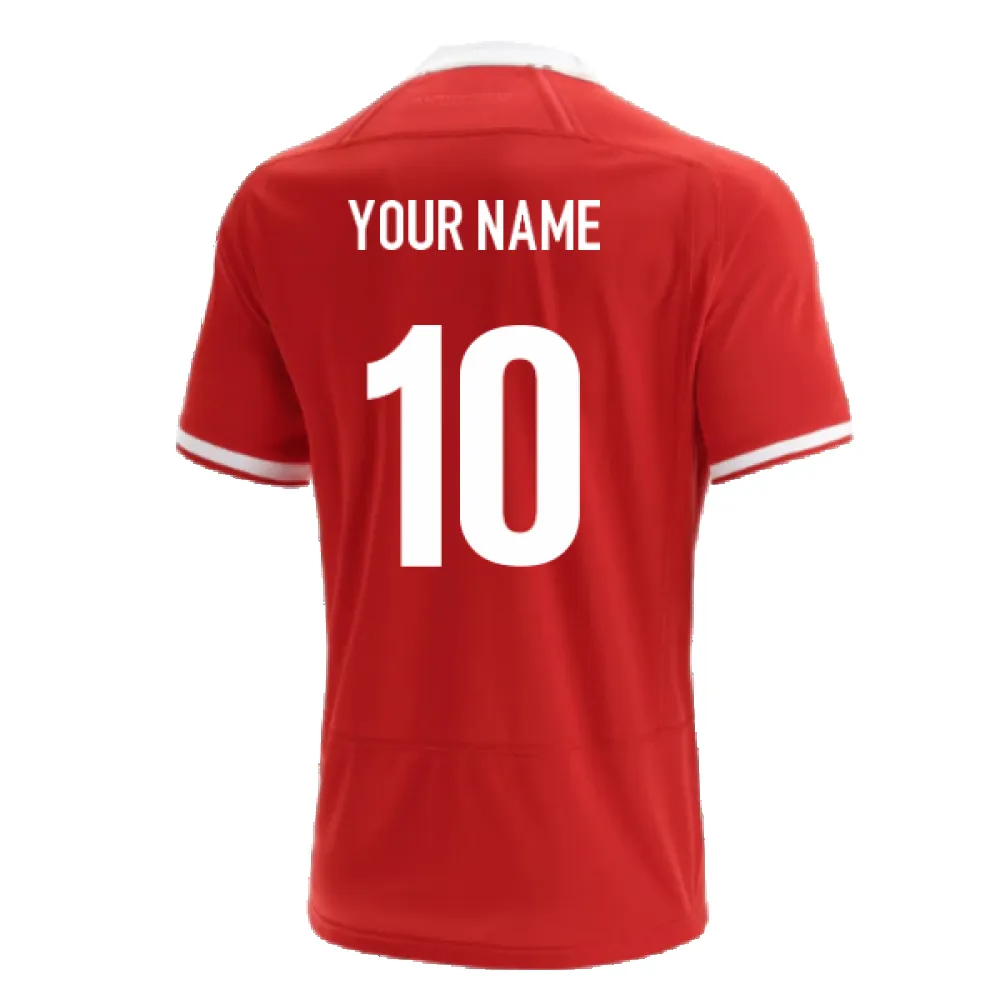 2022-2023 Wales Home Pathway Rugby Shirt (Your Name)