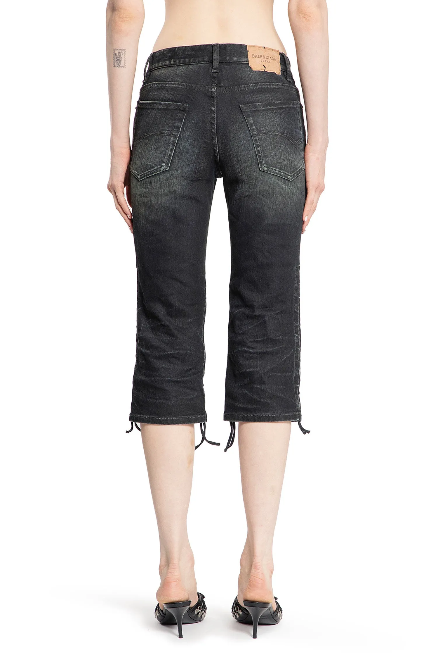 BALENCIAGA WOMAN BLACK JEANS