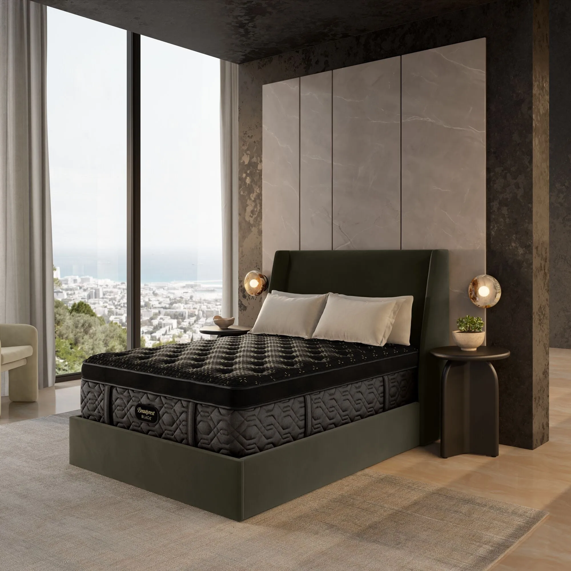 Beautyrest Black® Series Four 17.25" Plush Pillow Top Mattress