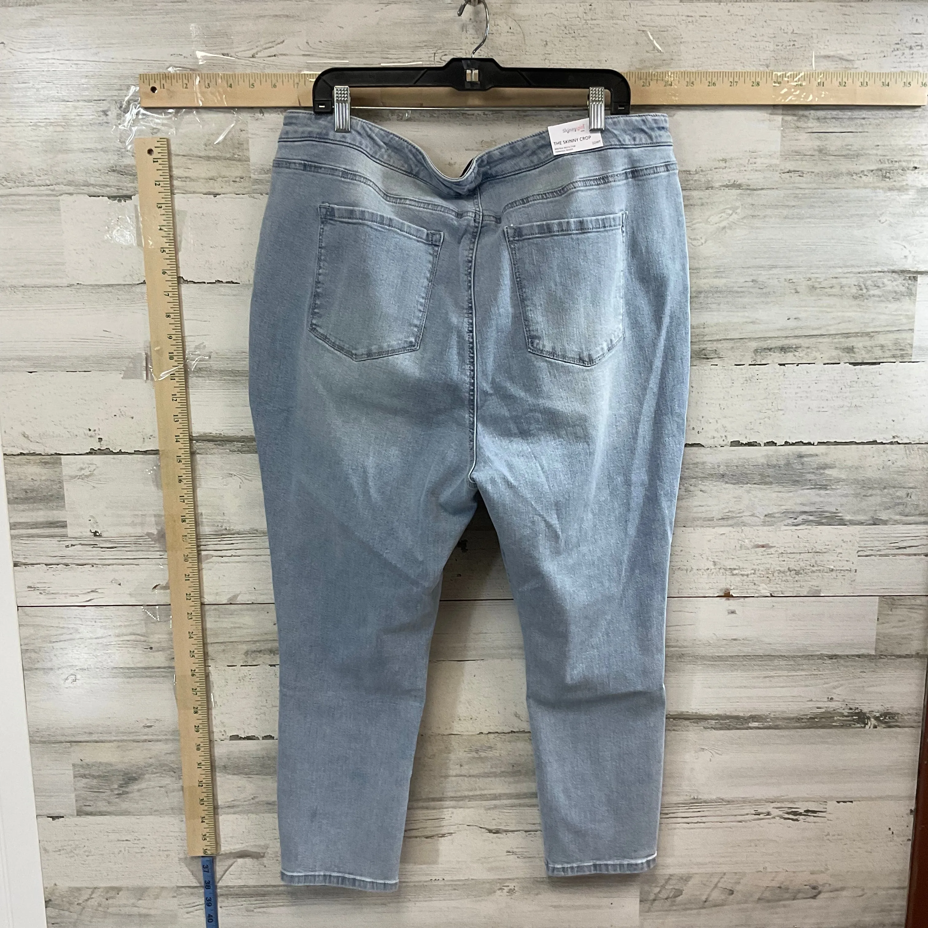 Blue Denim Jeans Skinny SKINNY GIRL, Size 22w