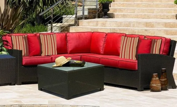 Canyon Wicker End Table