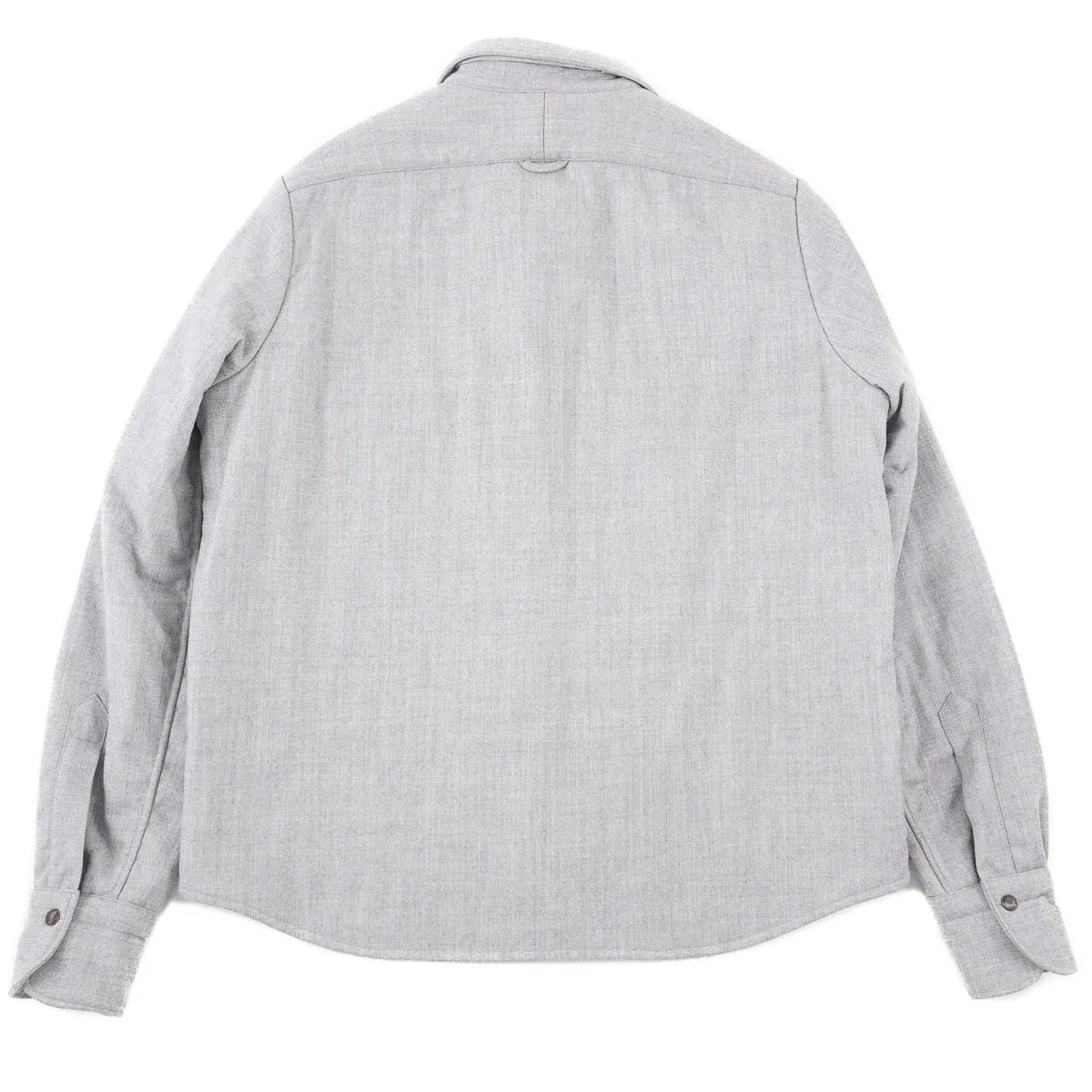 Finamore Flannel Wool Shirt-Jacket