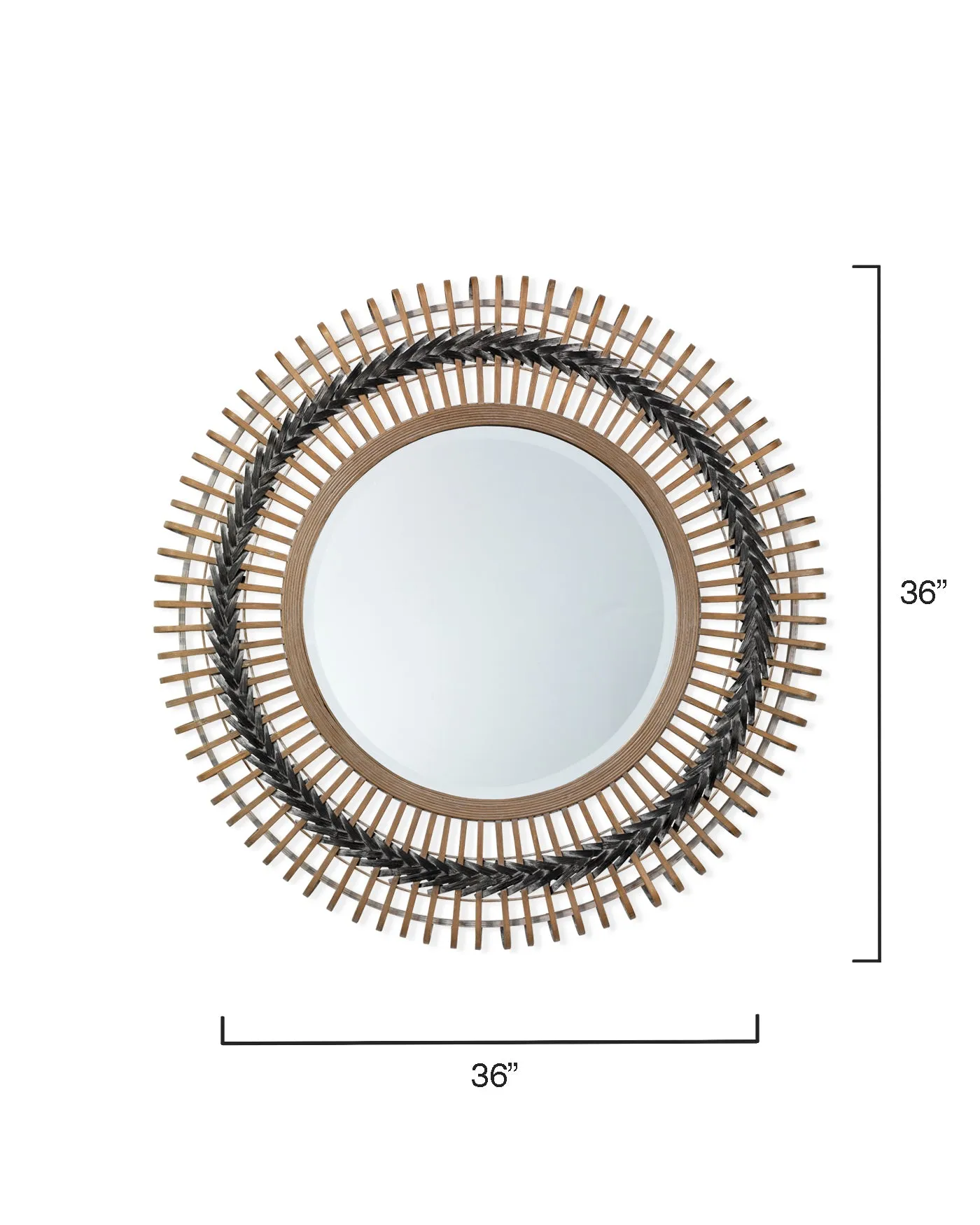 Grove Braided Mirror