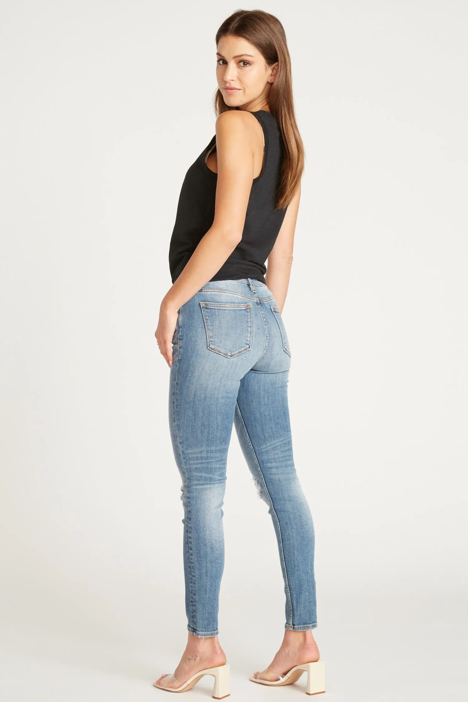 Jagger Skinny - Destructed Medium Wash