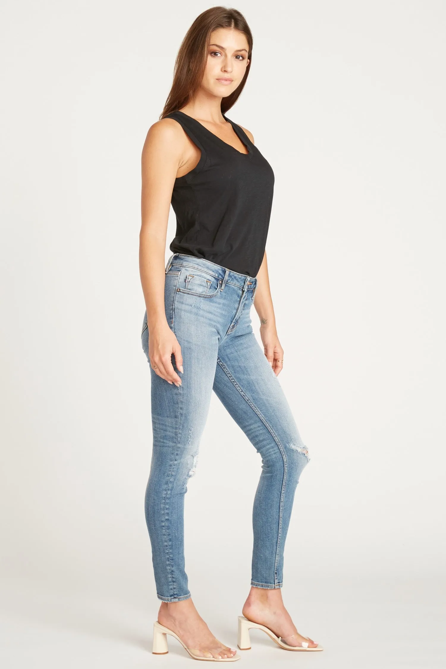 Jagger Skinny - Destructed Medium Wash