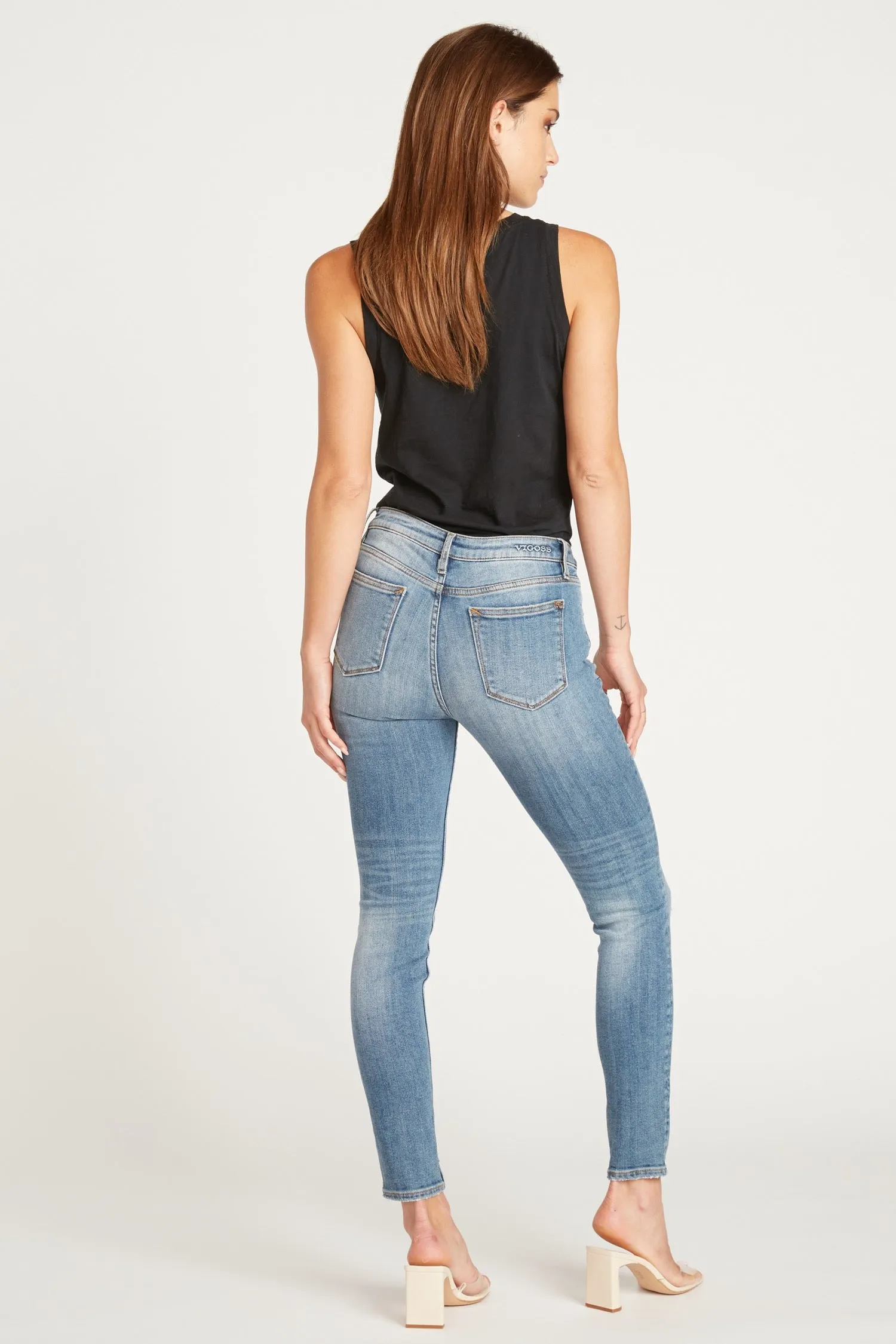 Jagger Skinny - Destructed Medium Wash