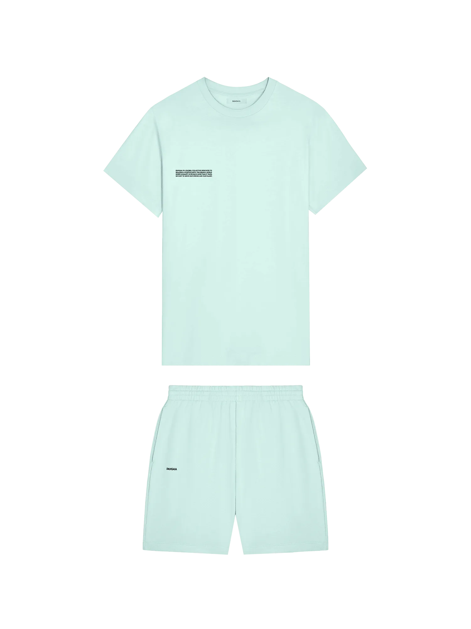 Mens 365 T-shirt and Shorts Bundle—Reflect Blue