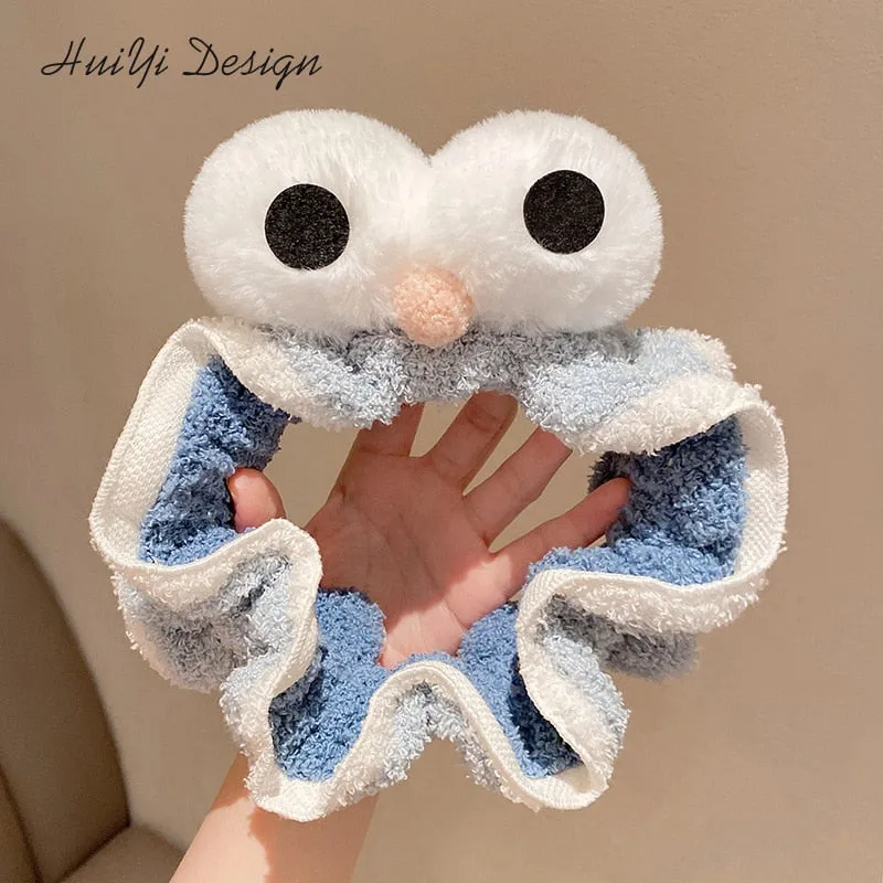 Ruoshui Wash Face Beathroom Hairband Hair Holder Warm Coral Fleece Heaband Bathroon Headwear Women Hair Accessories Headwrap