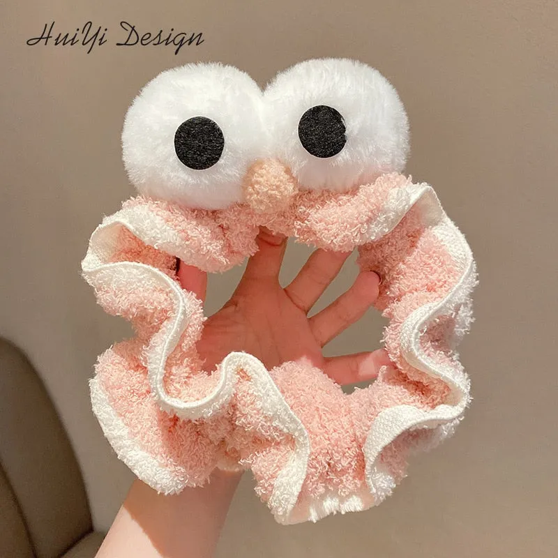 Ruoshui Wash Face Beathroom Hairband Hair Holder Warm Coral Fleece Heaband Bathroon Headwear Women Hair Accessories Headwrap