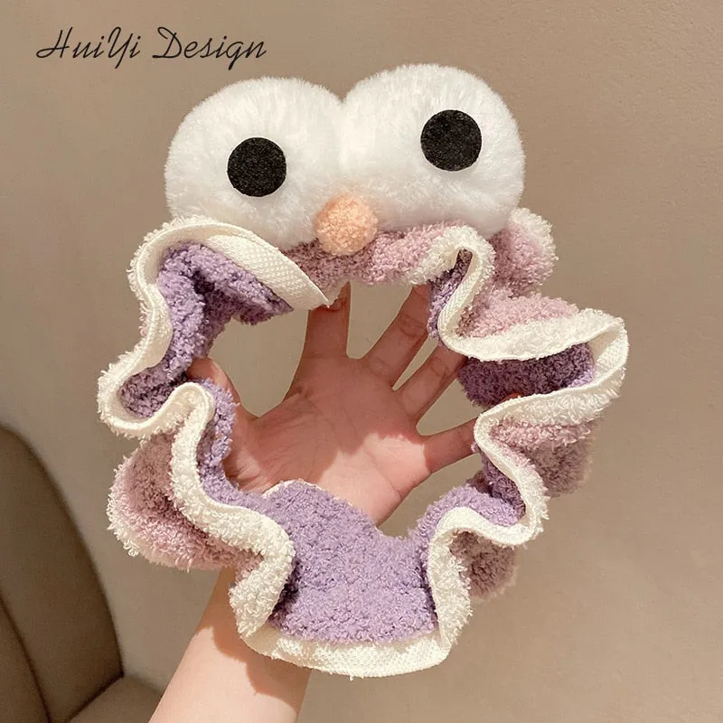 Ruoshui Wash Face Beathroom Hairband Hair Holder Warm Coral Fleece Heaband Bathroon Headwear Women Hair Accessories Headwrap