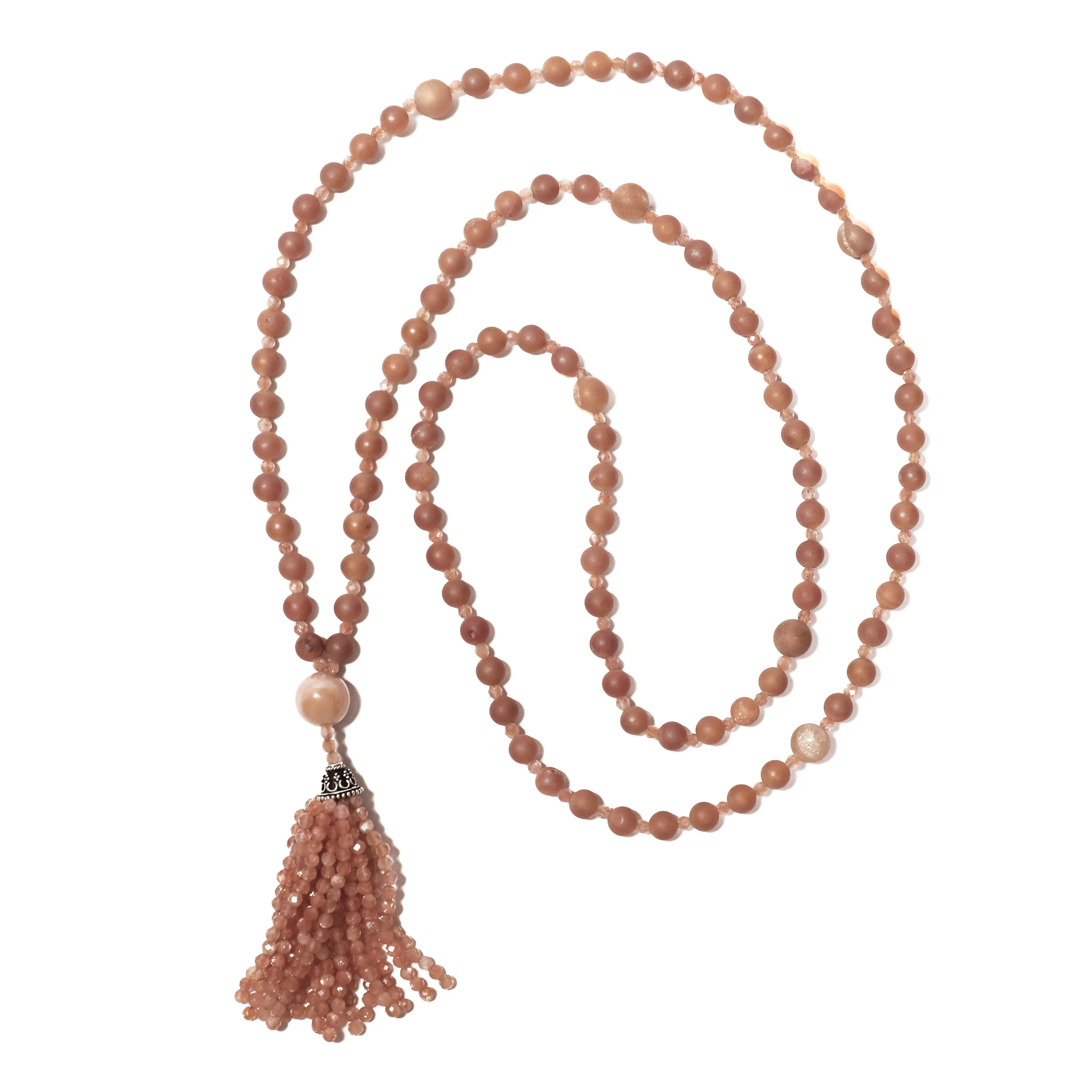 Semi Precious Druzy Stone Mala