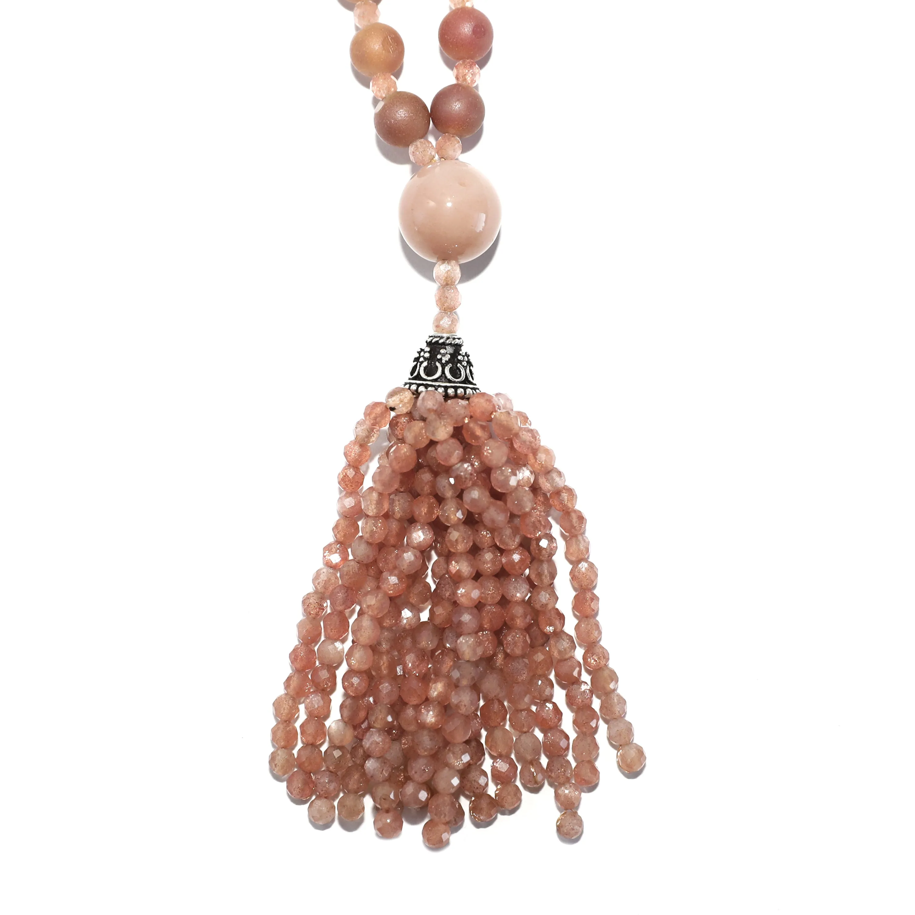 Semi Precious Druzy Stone Mala