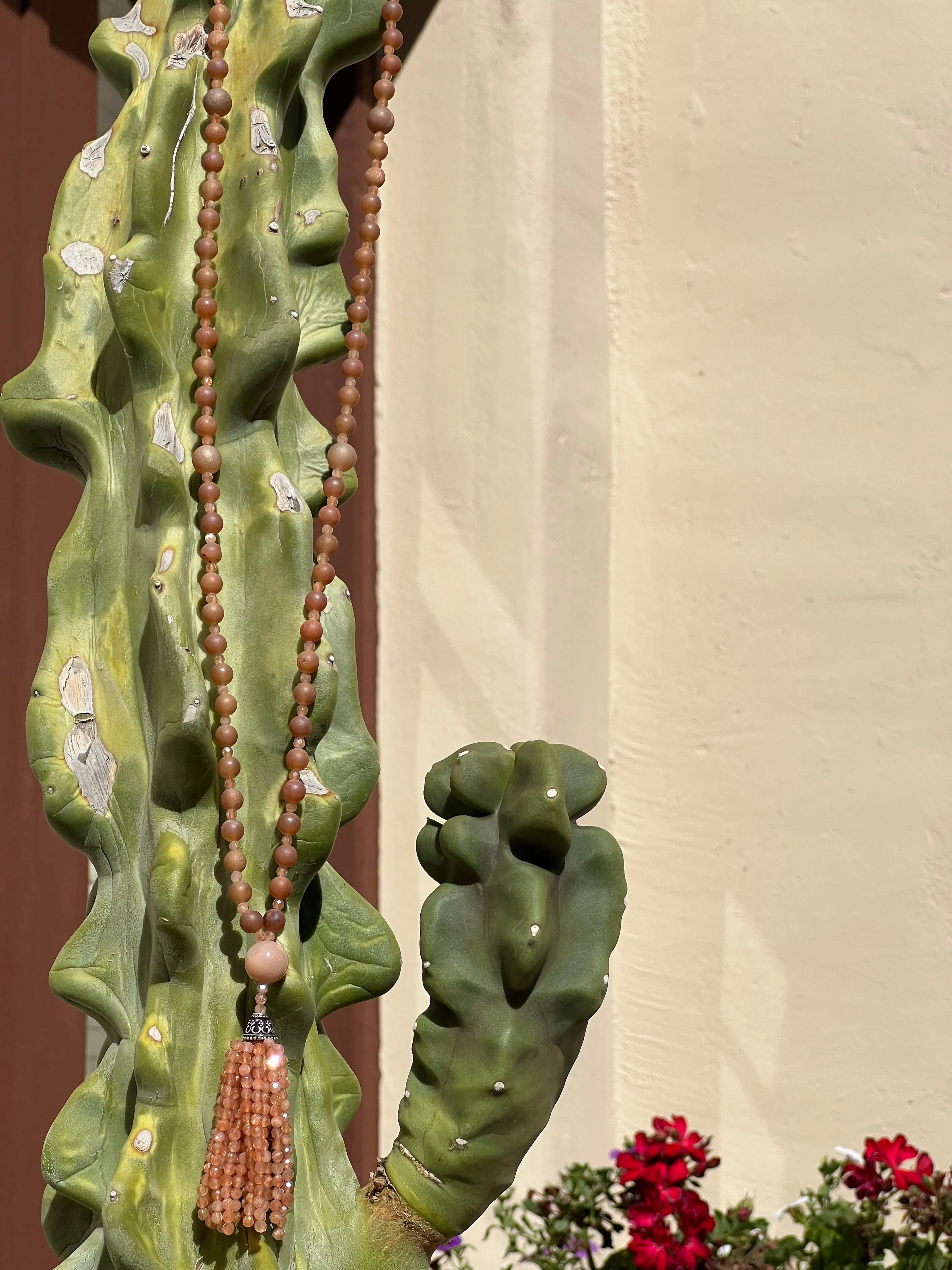 Semi Precious Druzy Stone Mala