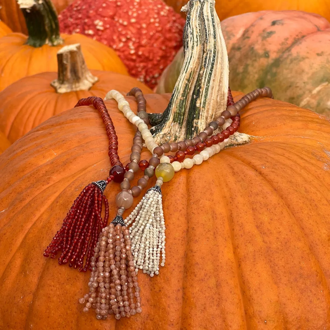 Semi Precious Druzy Stone Mala