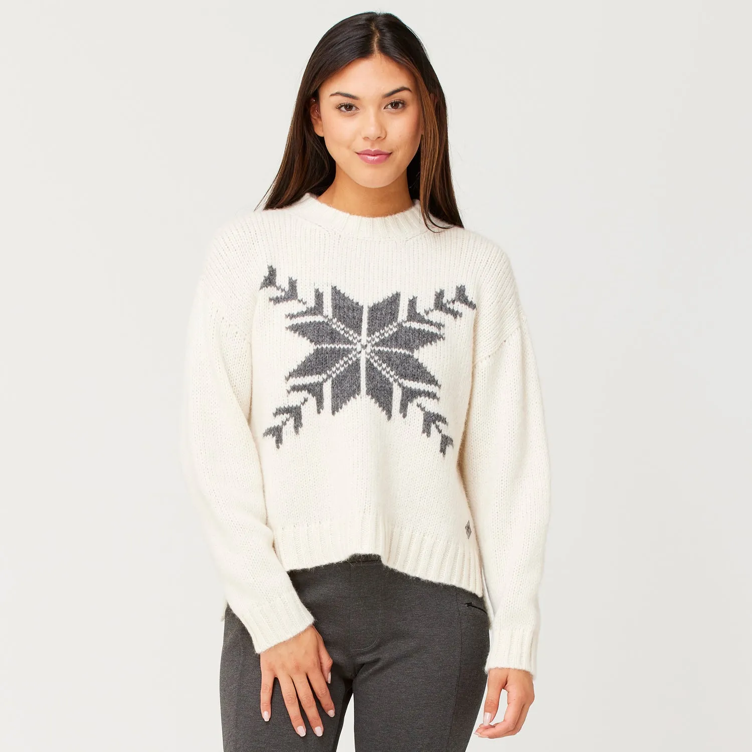 Snowflake Alpaca Blend Sweater