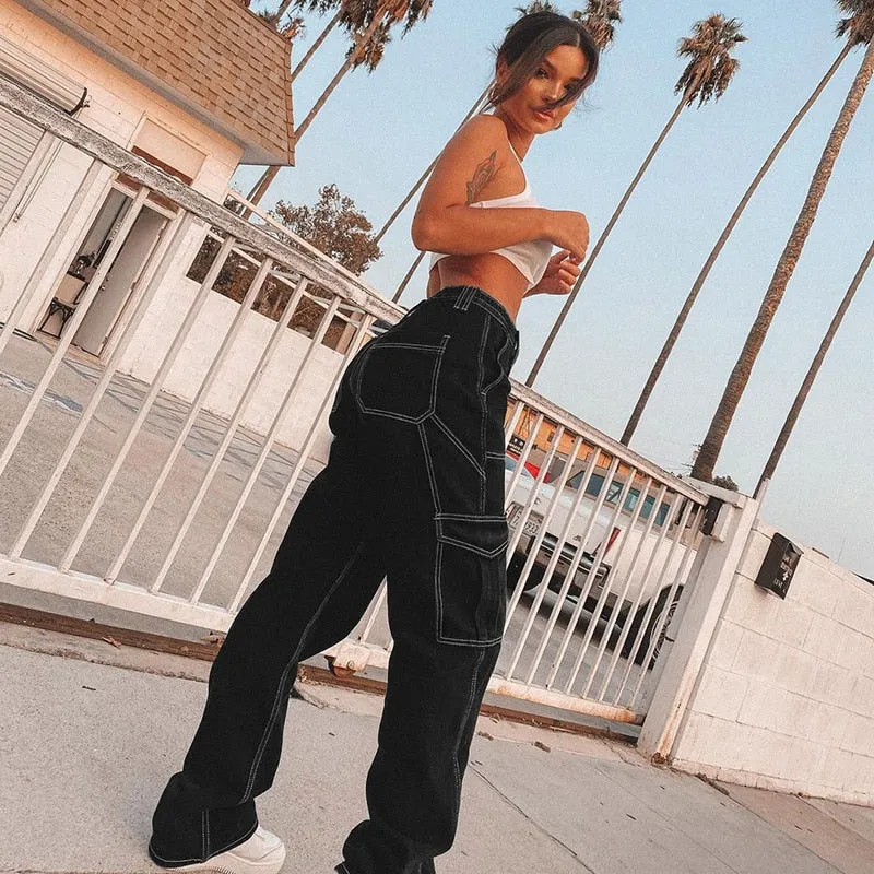 Woman Wide Leg Denim