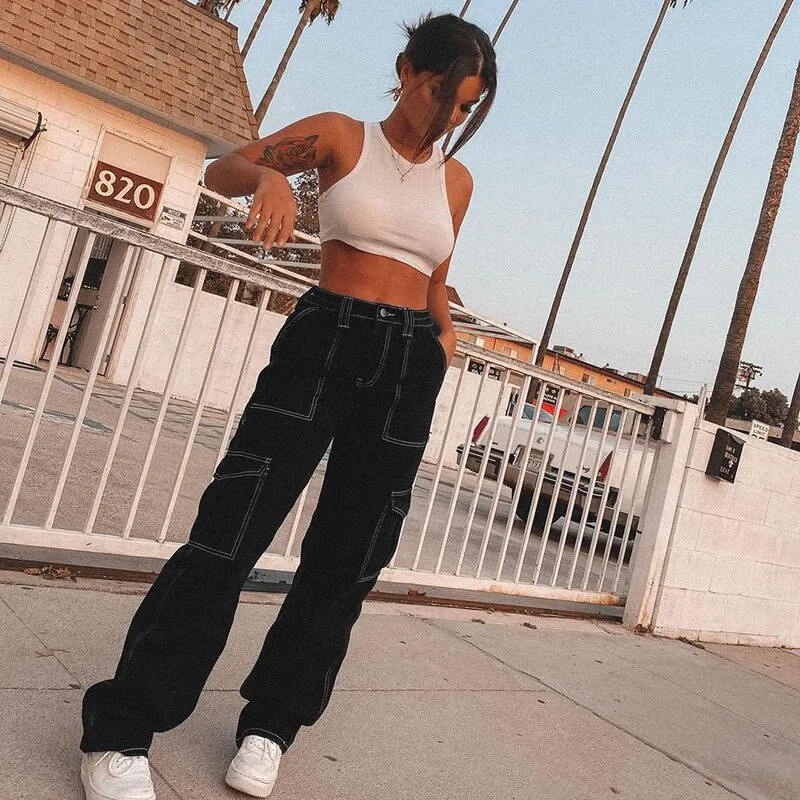 Woman Wide Leg Denim